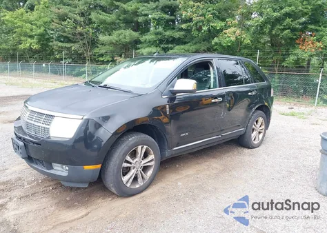 2010 Lincoln Mkx z USA, uszkodzony, nr VIN 2LMDJ8JC4ABJ22155